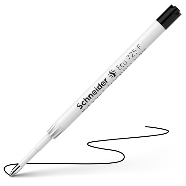 Náhradná náplň do guľôčkového pera Eco 725 F čierna 