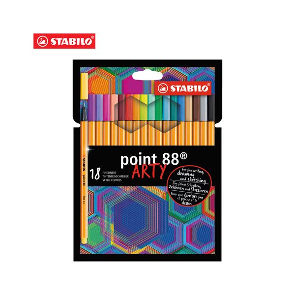 Sada linerov STABILO point 88/18S ’ARTY’ 