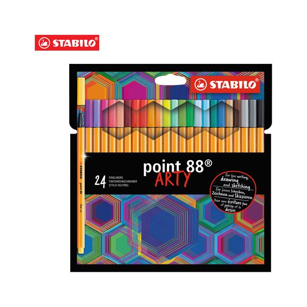 Sada linerov STABILO point 88/24S ’ARTY’ 