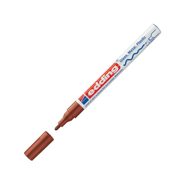 Lakový popisovač edding 751 hnedý 
