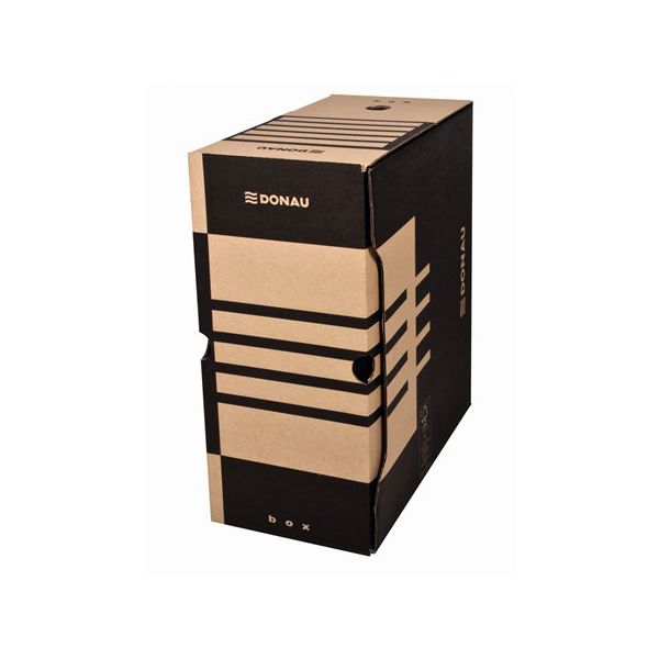 Archívny box DONAU 155mm hnedý 