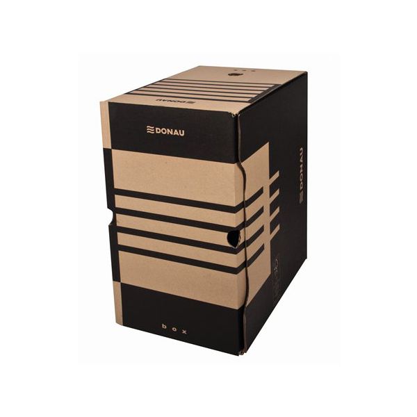 Archívny box DONAU 200mm hnedý 