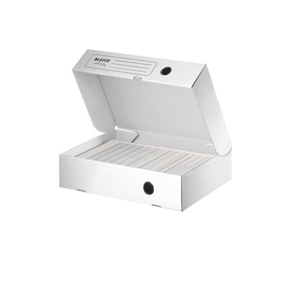 Archívny box ležatý Leitz Infinity 80mm Acid Free biely 