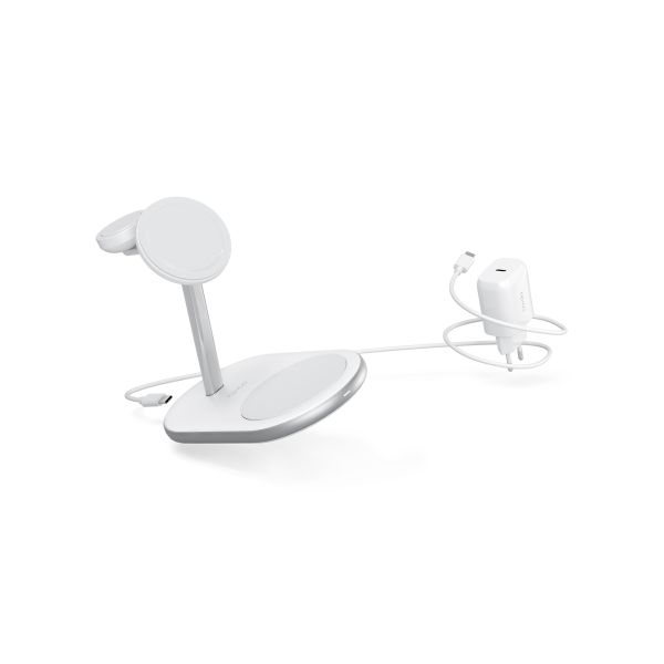 Epico 3v1 nabíjací stojan - biely 9915111100044