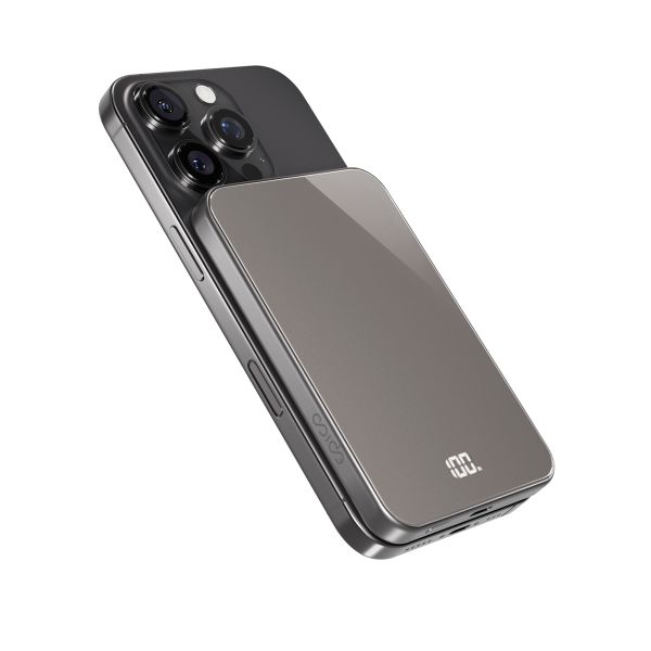 Epico 5000mAh Alu Mag+ powerbanka EM45 - titánová 9915111900117