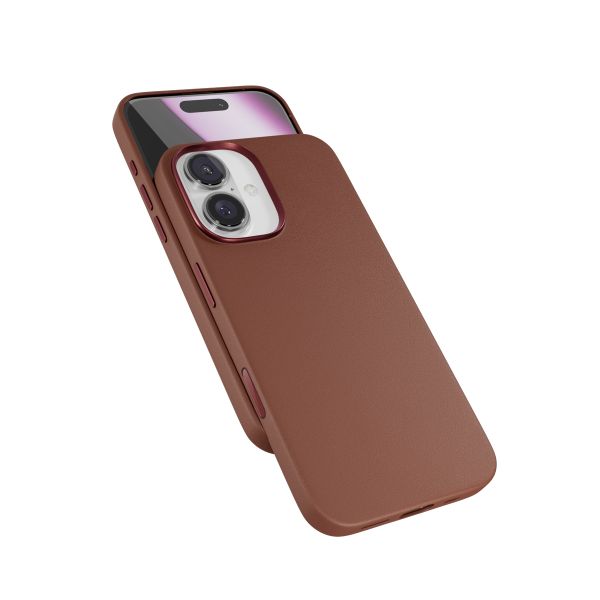 Epico Mag+ kožený kryt iPhone 16 - hnedá 90810131700001