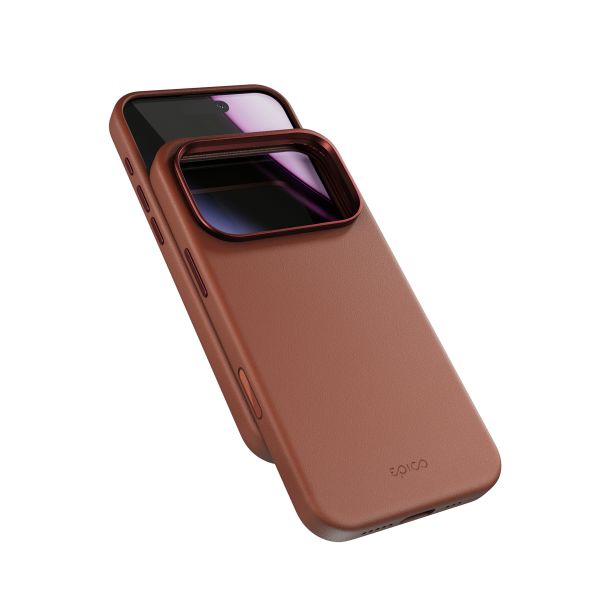 Epico Leather Mag+ Case iPhone 17 Pro - hnedá 94110131700001