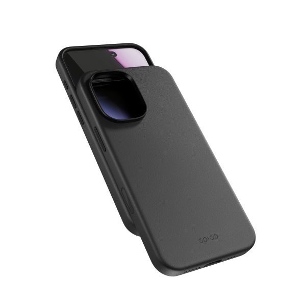 Epico Leather Mag+ Case iPhone 17 - čierna 93910131300001