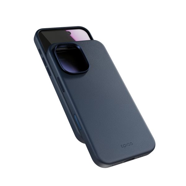 Epico Leather Mag+ Case iPhone 17 - modrá 93910131600001