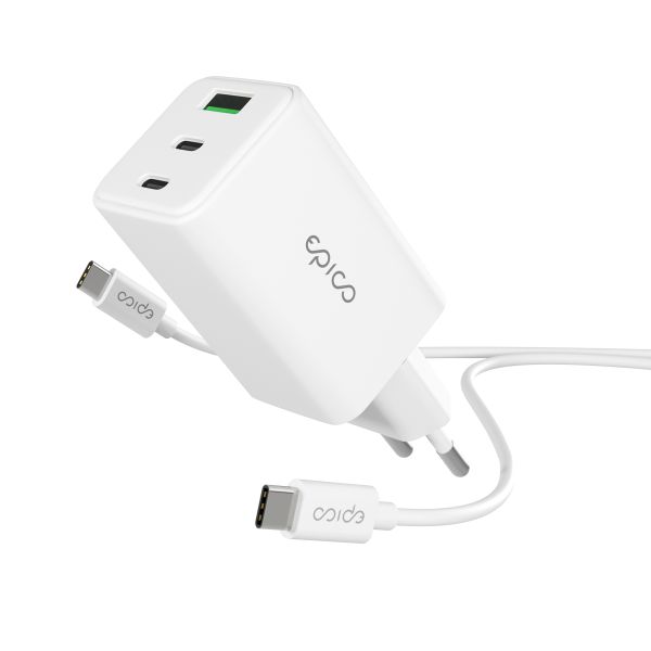 Epico GaN 65W adaptér EA65 s 1,2 m USB-C káblom 9915101100199
