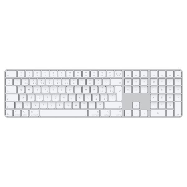 Apple Magic Keyboard Numeric Touch ID/Bezdrôtová Bluetooth/ SK layout/Biela MXK73SL/A