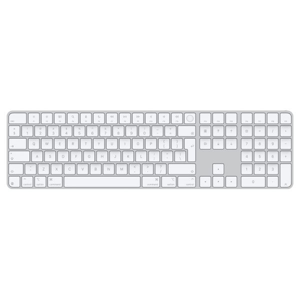 Apple Magic Keyboard Numeric Touch ID/Bezdrôtová Bluetooth/IE layout/Biela MXK73Z/A