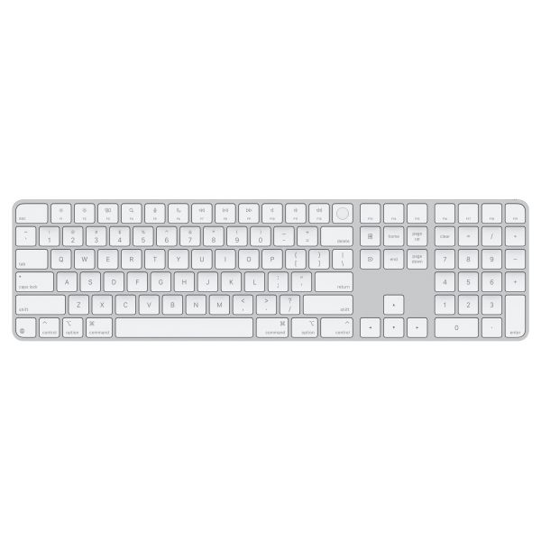 Apple Magic Keyboard Numeric Touch ID/Bezdrôtová Bluetooth/US layout/Biela MXK73LB/A