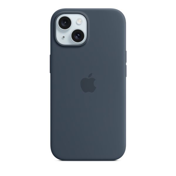 iPhone 15 Silicone Case with MagSafe - Storm Blue MXPF3ZM/A