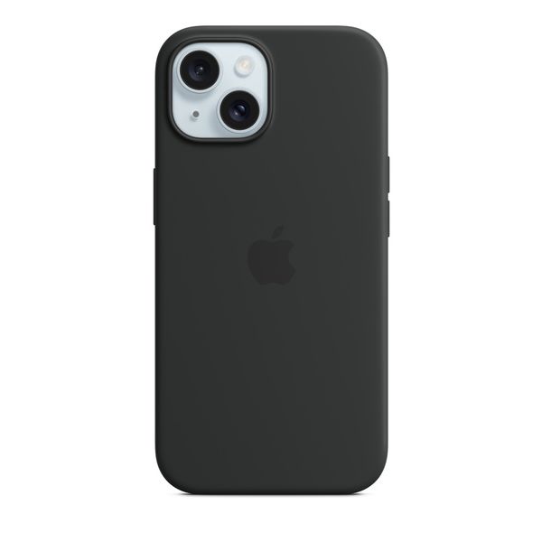 iPhone 15 + Silicone Case with MagSafe - Black MXQR3ZM/A