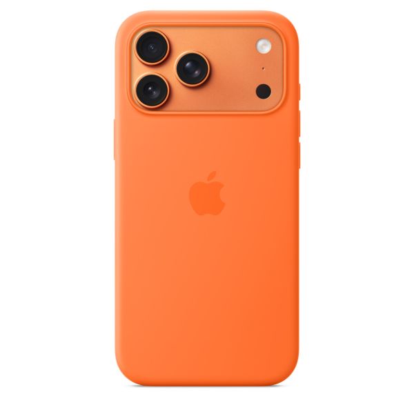 iPhone 17 Pre Max Silicone Case with MS – Orange MGFL4ZM/A