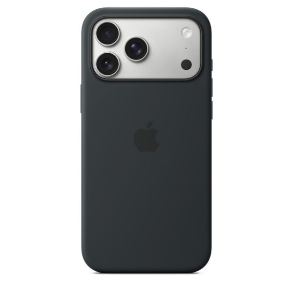 iPhone 17 Pre Max Silicone Case with MS – Black MGFR4ZM/A
