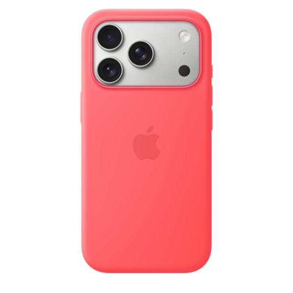 iPhone 17 Pre Silicone Case with MS – Bright Guava MHW04ZM/A