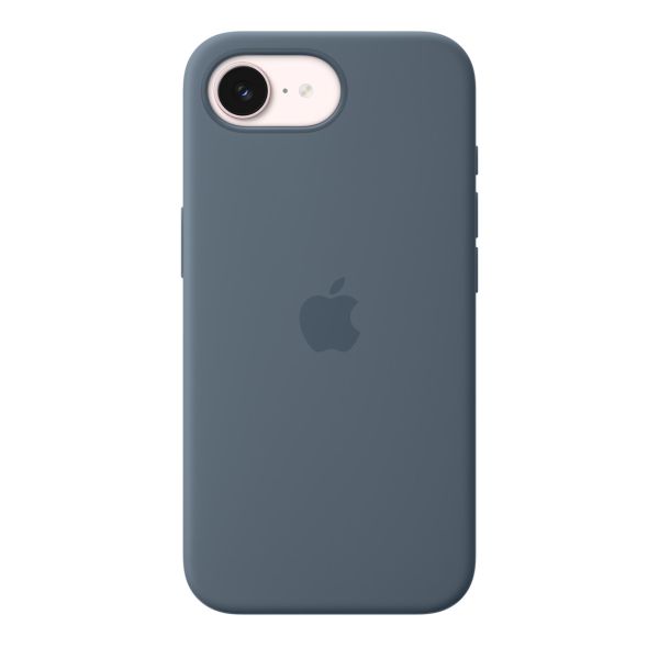 iPhone 17e Silicone Case with MagSafe – Anchor Blue MHWE4ZM/A