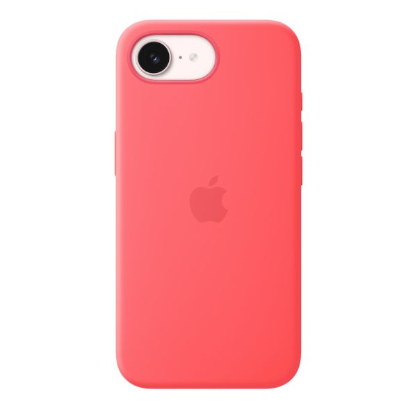 iPhone 17e Silicone Case with MagSafe – Bright Guava MHWH4ZM/A