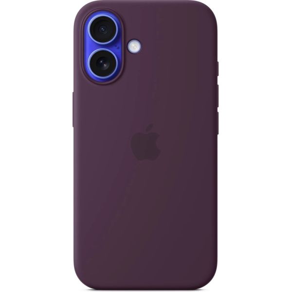 iPhone 16 Silicone Case with MS - Plum MYY43ZM/A