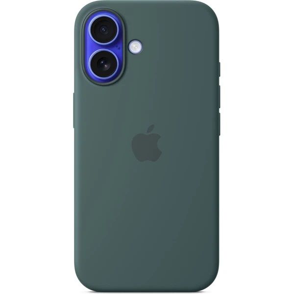 iPhone 16 Silicone Case with MS - Lake Green MYY83ZM/A