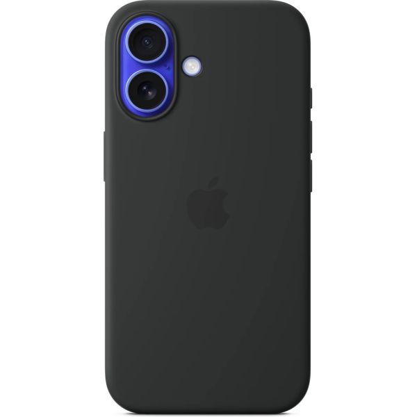 iPhone 16 Plus Silicone Case with MS - Black MYY93ZM/A