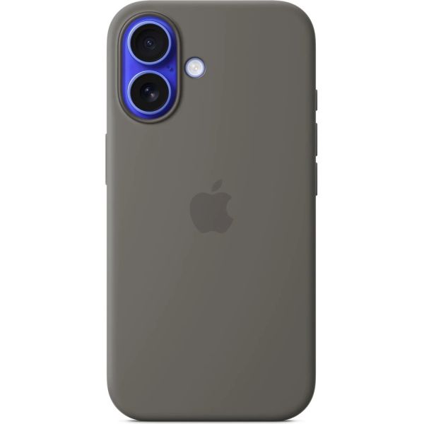 iPhone 16 Plus Silicone Case with MS - Stone Gray MYYC3ZM/A