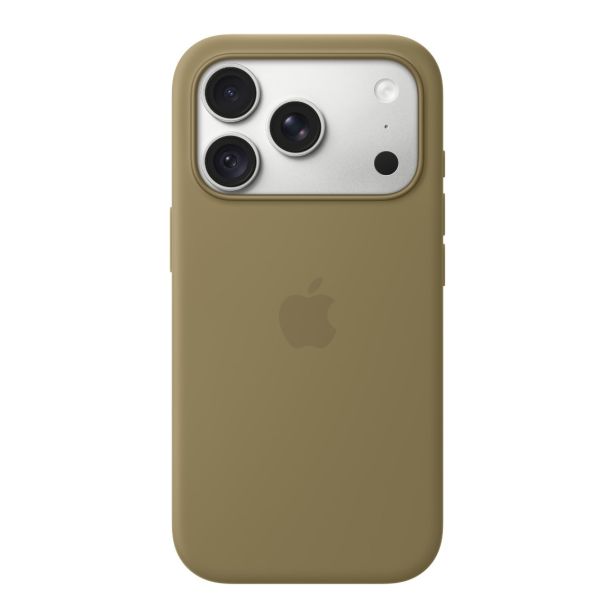 iPhone 18 Pre Silicone Case with MS - Olive