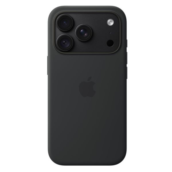 iPhone 18 Pre Silicone Case with MS - Black