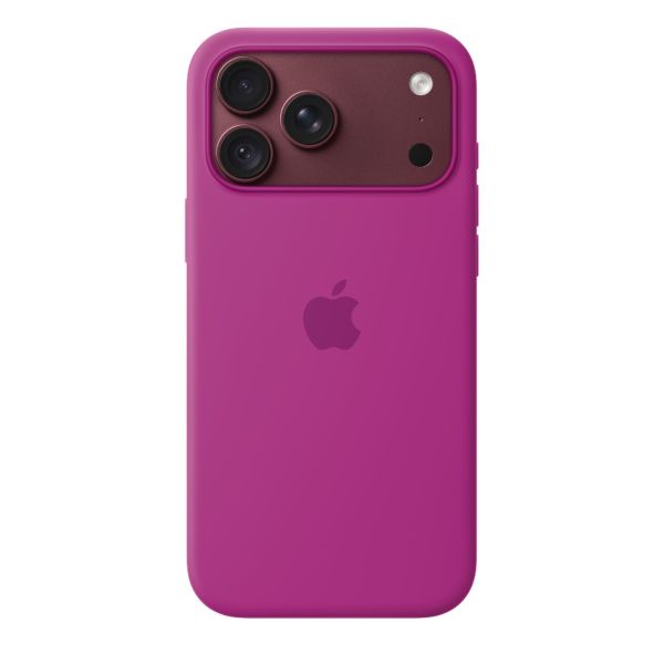 iPhone 18 Pre Max Silicone Case with MS - Magenta