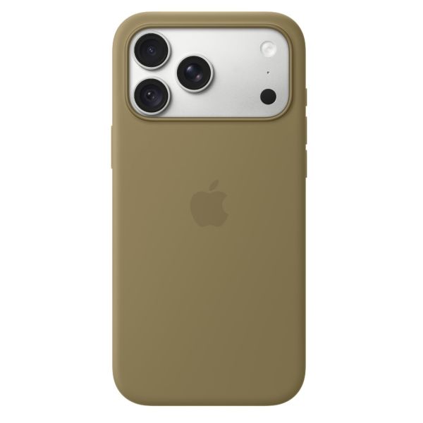 iPhone 18 Pre Max Silicone Case with MS - Olive