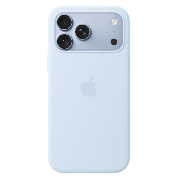 iPhone 18 Pre Max Silicone Case with MS - Cr.Blue