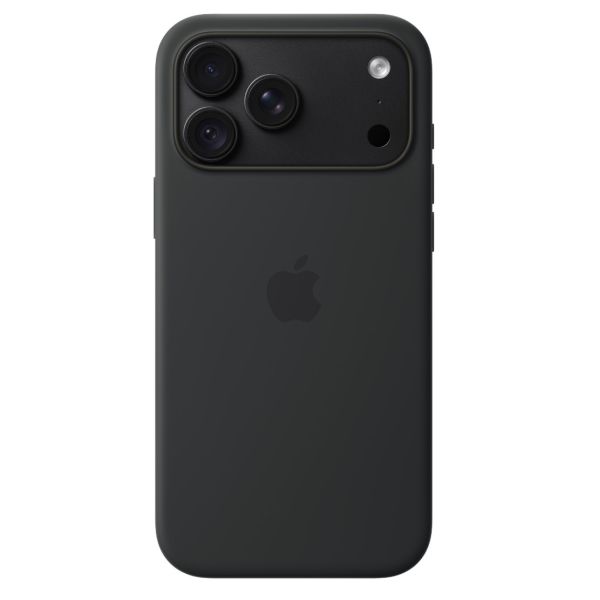 iPhone 18 Pre Max Silicone Case with MS - Black
