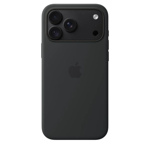 iPhone 18 Pre Max Silicone Case w MS - Black / SK