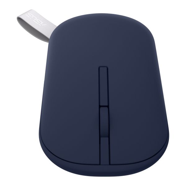 ASUS Marshmallow MD100/Cestovná/Optická/1 600 DPI/USB+BT/Modrá 90XB07A0-BMU000