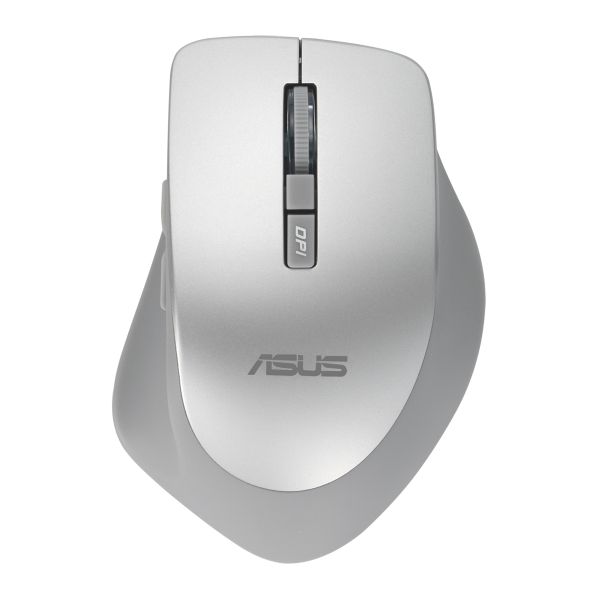 ASUS WT425/Ergonomická/Optická/Pre pravákov/1 600 DPI/Bezdrôtové USB/Strieborná 90XB0280-BMU0L0