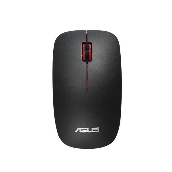 ASUS WT300/Cestovná/Optická/1 600 DPI/Bezdrôtová USB/Čierna-červená 90XB0450-BMU000