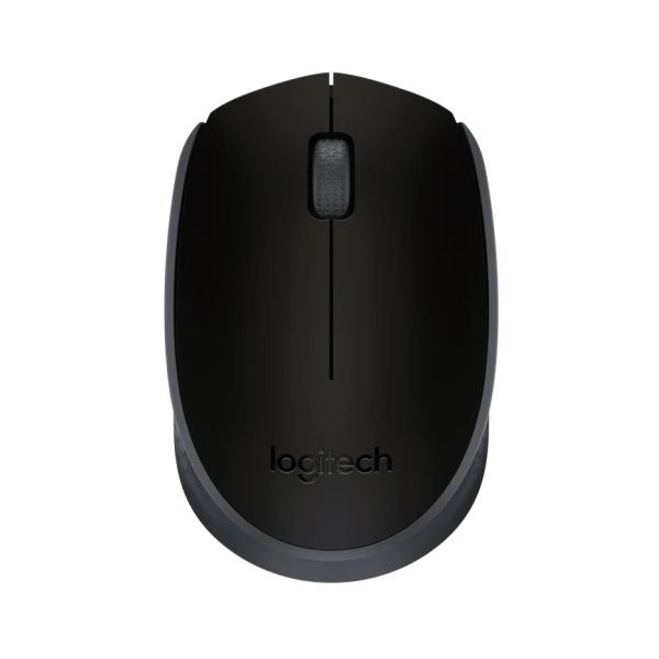 Logitech M171/Cestovná/Optická/1 000 DPI/Bezdrôtová USB/Čierna-šedá 910-004424
