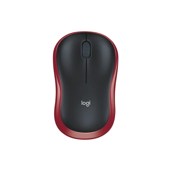 Akcia myš Logitech Wireless Mouse M185 nano červená 910-002240