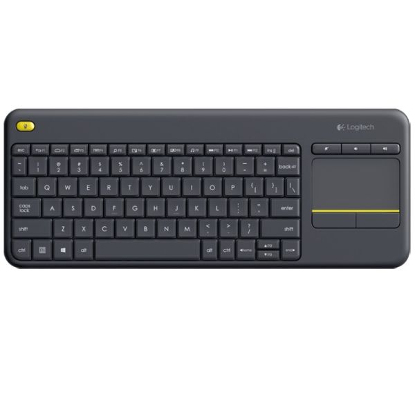 Logitech K400 plus/Bezdrôtová USB/US layout/Čierna 920-007145