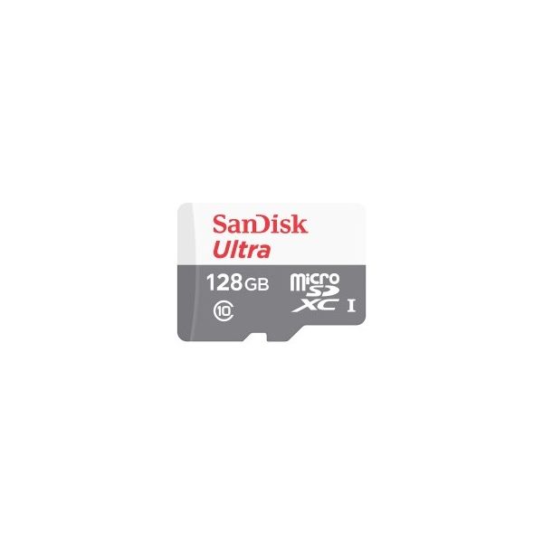 SanDisk Ultra/micro SDXC/128GB/UHS-I U1 / Class 10 SDSQUNR-128G-GN6MN