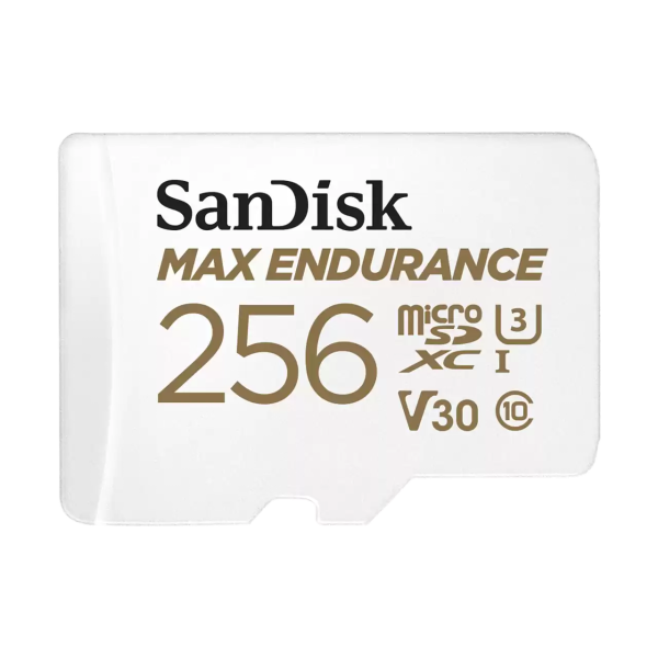 SanDisk MAX ENDURANCE microSDHC 256GB + adaptér SDSQQVR-256G-GN6IA