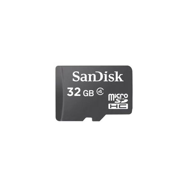 Sandisk/micro SDHC/32GB/Class 4/+ Adaptér/Čierna SDSDQM-032G-B35A