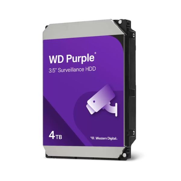 WD Purple/4TB/HDD/3.5"/SATA/5400 RPM/Fialová/3R WD44PURZ