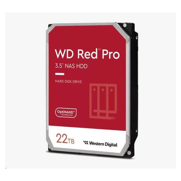 WD Red Pro/22TB/HDD/3.5"/SATA/7200 RPM/5R WD221KFGX
