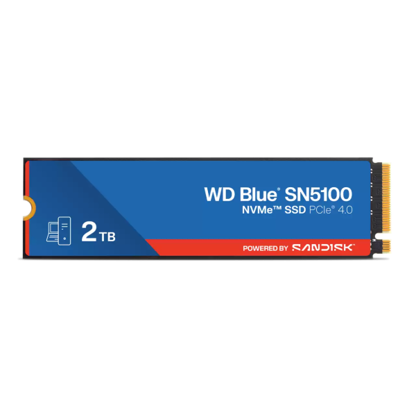 WD Blue SN5100 POWERED BY SANDISK/2TB/SSD/M.2 NVMe/Modrá/5R WDS200T5B0E-00CPE0