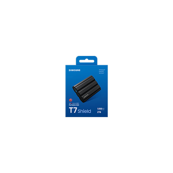 Samsung T7 Shield/2TB/SSD/Externý/2.5"/Čierna/3R MU-PE2T0S/EU