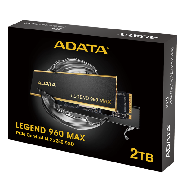 ADATA LEGEND 960 MAX/2TB/SSD/M.2 NVMe/Čierna/Heatsink/5R ALEG-960M-2TCS