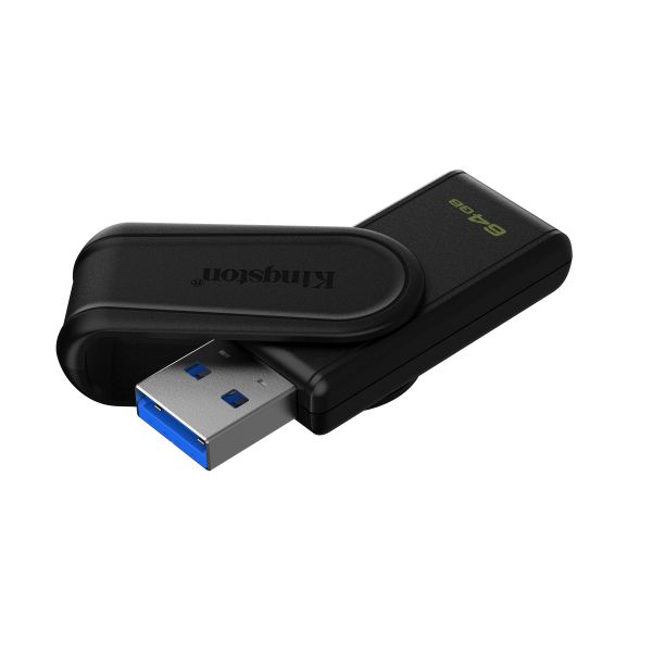 DataTraveler Exodia S/64GB/USB 3.2/USB-A/Čierna DTXS/64GB